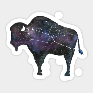 Bison Constellation Sticker